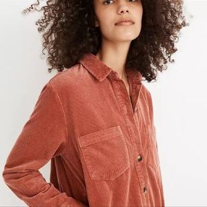 Madewell corduroy Sunday shirt medium